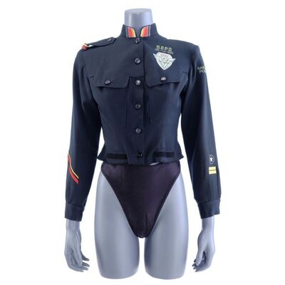 Lot # 107: Demolition Man (1993) - Lenina Huxley's (Sandra Bullock) S.A.P.D. Shirt