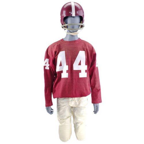 Lot # 125: Forrest Gump (1994) - Forrest Gump's (Tom Hanks) Screen-Matched Crimson Tide Football Uniform