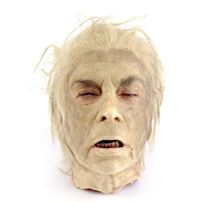 Lot # 130: Freddy Vs. Jason (2003) - Mrs. Pamela Voorhees' (Paula Shaw) Severed Head