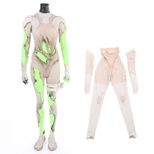 Lot # 134: Ghost In The Shell (2017) - Major's (Scarlett Johansson) Clean and Battle-Damaged Thermoptic Suit Pieces