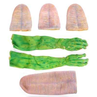 Lot # 138: Ghostbusters II (1989) - Set of Slimer Hands and Tongues