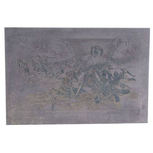 Lot # 177: Raiders Of The Lost Ark (1981) - Ralph McQuarrie-Etched "The Ark of the Covenant" Bible Page Copper Etching