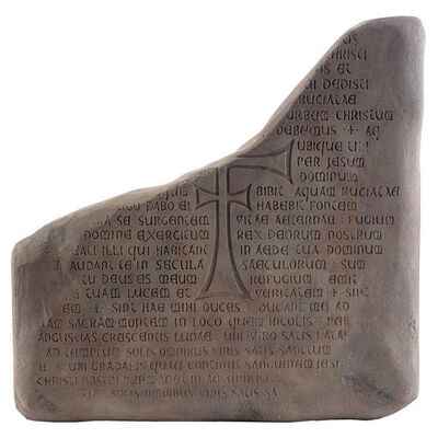 Lot # 186: Indiana Jones And The Last Crusade (1989) - Prototype Grail Tablet