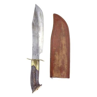 Lot # 194: Inglourious Basterds (2009) - Lt. Aldo Raine's (Brad Pitt) Bowie Knife
