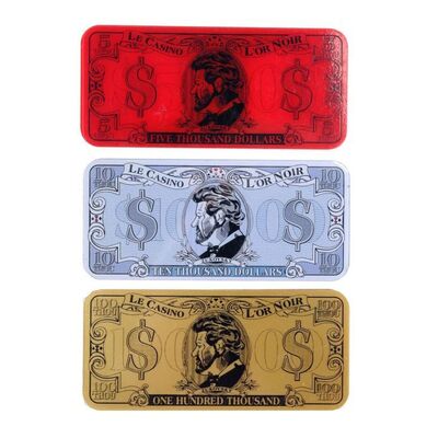 Lot # 197: The World Is Not Enough (1999) - Set of Casino L'or Noir Plaques