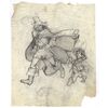 Lot # 227: The Lord Of The Rings Franchise (1937 - Present) - Hand-Drawn Brothers Hildebrandt Aragorn and Frodo Sketch