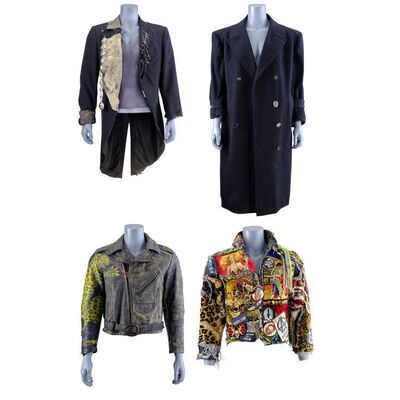 Lot # 230: The Lost Boys (1987) - Paul (Brooke McCarter), David (Kiefer Sutherland), Dwayne (Billy Wirth), and Marko's (Alex Winter) Vampire Jackets