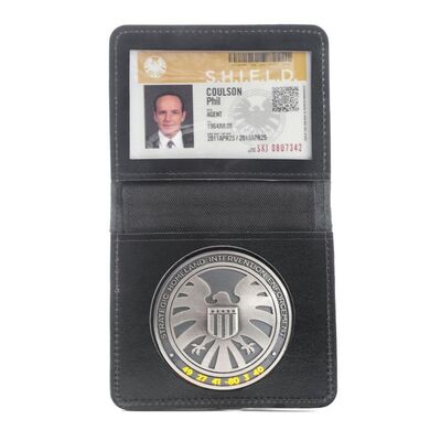 Lot # 235: Marvel's Agents Of S.H.I.E.L.D. (T.V. Series, 2014) - Agent Phil Coulson's Light-Up S.H.I.E.L.D. Badge