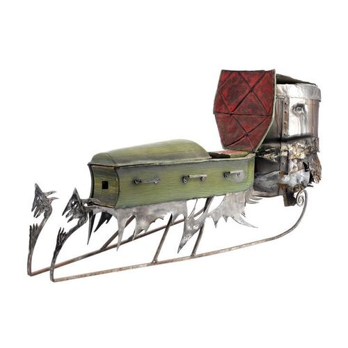 Lot # 257: The Nightmare Before Christmas (1993) - Jack Skellington's (Chris Sarandon) Screen-Matched Nightmare Sleigh