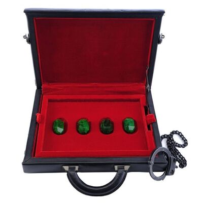 Lot # 264: Ocean's Eleven (2001) - Saul Bloom's (Carl Reiner) Briefcase with Emeralds