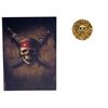 Lot # 276: Pirates Of The Caribbean: The Curse Of The Black Pearl (2003) - Cursed Aztec Coin with Premiere Invitation and Reference Photograph