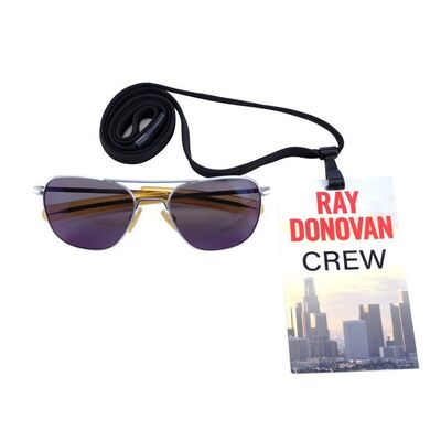 Lot # 293: Ray Donovan (T.V. Series, 2013 - 2020) - Ray Donovan's (Liev Schreiber) Randolph Aviator Sunglasses