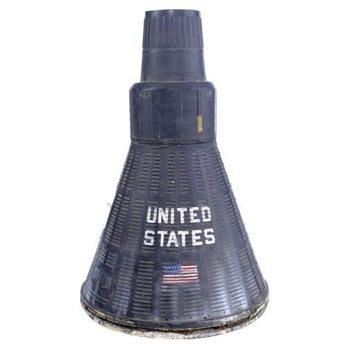 Lot # 298: The Right Stuff (1983) - Friendship 7 Spacecraft Capsule SFX 'Pyro' Model Miniature