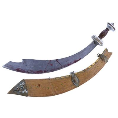 Lot # 300: Robin Hood: Prince Of Thieves (1991) - Azeem's (Morgan Freeman) Scimitar Sword