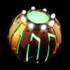 Lot # 321: Spider-Man (2002) - Green Goblin's (Willem Dafoe) Light-Up Pumpkin Bomb