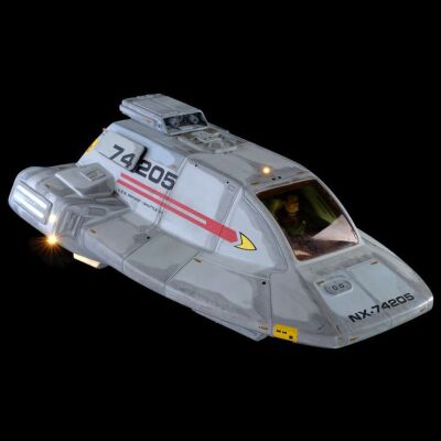 Lot # 342: Star Trek: Deep Space Nine (T.V. Series, 1995) - Screen-Matched Light-Up USS Defiant Shuttle 01 Model Miniature