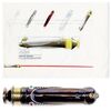 Lot # 375: Star Wars: Revenge Of The Sith (2005) - Darth Sidious' (Ian McDiarmid) Alternate-Finish Hero-Style Lightsaber with Printed Concept Design