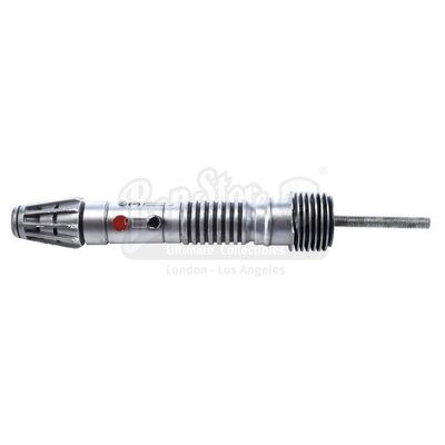 Lot # 376: Star Wars: The Phantom Menace (1999)/Star Wars: Attack Of The Clones (2002) - Plo Koon (Matt Sloan) Dueling Lightsaber Hilt