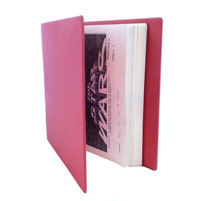 Lot # 378: Star Wars: A New Hope (1977) - Charles Lippincott Collection: Production-Used "The Star Wars" VFX Storyboard Binder