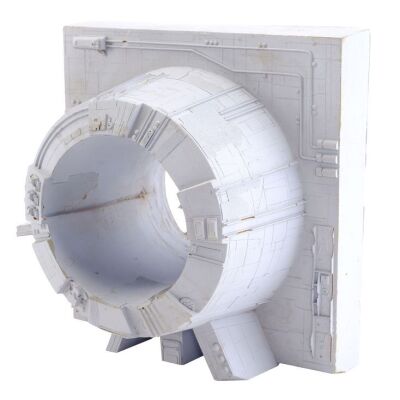 Lot # 383: Star Wars: A New Hope (1977) - Low Altitude Death Star Port Surface Piece