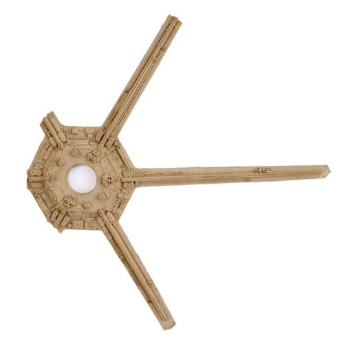 Lot # 385: Star Wars: A New Hope (1977) - TIE Fighter Pyro Model Miniature Wing Component
