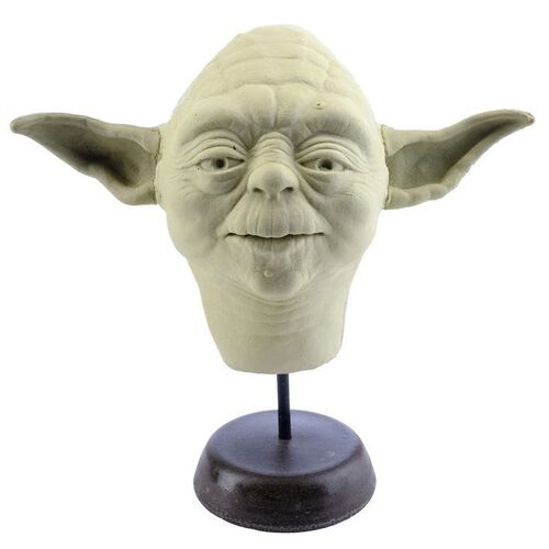 Lot # 408: Star Wars: The Empire Strikes Back (1980) - Yoda Skin Display Derived from Original Puppet Molds