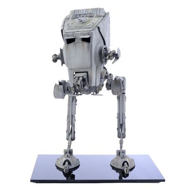 Lot # 427: Solo: A Star Wars Story (2018) - Studio Scale 1:24 All Terrain Scout Transport (AT-ST) Reference Model