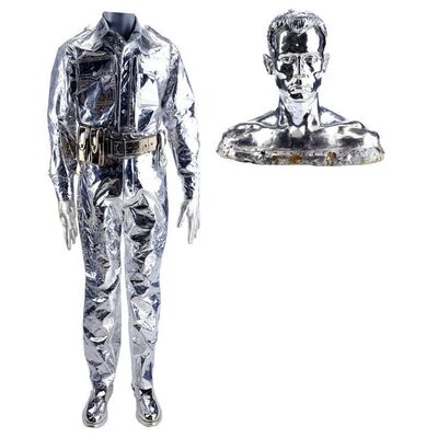 Lot # 436: Terminator 2: Judgment Day (1991) - T-1000's (Robert Patrick) Liquid Metal Police Uniform, Jacket, and Hairpiece