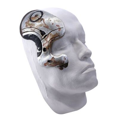 Lot # 437: Terminator 2: Judgment Day (1991) - The Terminator's (Arnold Schwarzenegger) Endoskeleton Facial Appliance