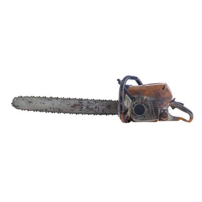 Lot # 446: Texas Chainsaw 3D (2012) - Dan Yeager-Autographed Leatherface Stunt Chainsaw