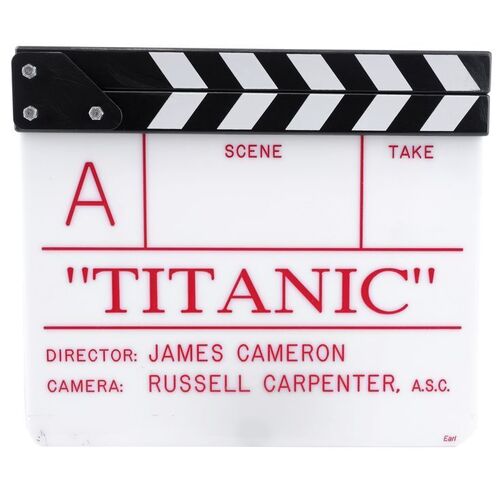 Lot # 451: Titanic (1997) - "A" Camera Clapperboard