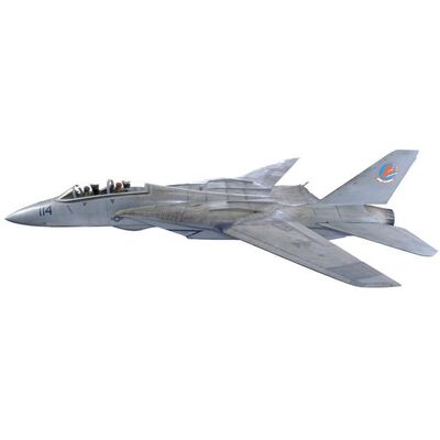 Lot # 454: Top Gun (1986) - Hollywood (Whip Hubley) and Wolfman's (Barry Tubb) F-14A Tomcat Pyrotechnic Model Miniature