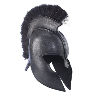 Lot # 459: Troy (2004) - Achilles' (Brad Pitt) Fiberglass Helmet