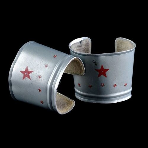 Lot # 472: Wonder Woman (T.V. Series, 1976 - 1977) - Wonder Woman's (Lynda Carter) Bracelets