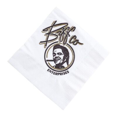 Lot # 526: Back To The Future Part II (1989) - Biffco Enterprises Cocktail Napkin