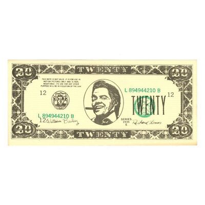 Lot # 529: Back To The Future Part II (1989) - Biffco $20 Currency Note