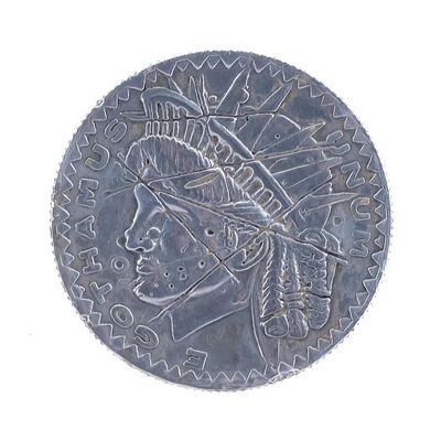 Lot # 544: Batman Forever (1995) - Two-Face's (Tommy Lee Jones) Coin