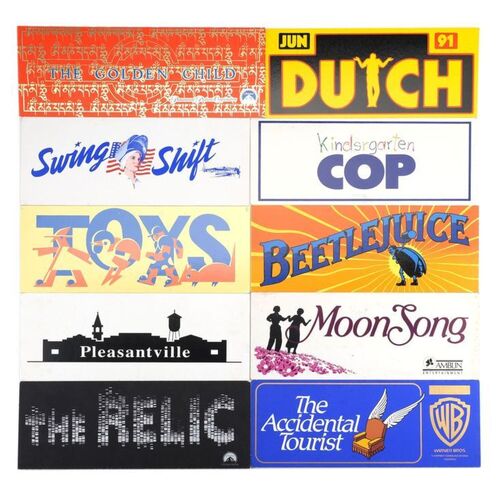 Lot # 556: Various Productions - Set of 10 Dashcards