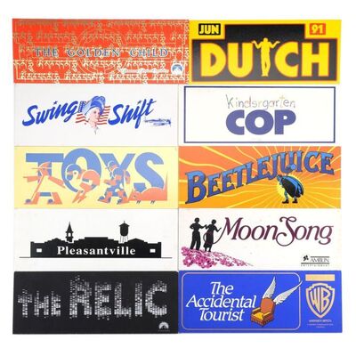 Lot # 556: Various Productions - Set of 10 Dashcards
