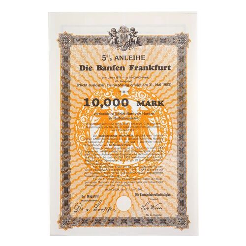 Lot # 559: Beverly Hills Cop (1984) - German Bearer Bond