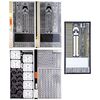 Lot # 565: Blade Runner (1982) - Set of Five Tyrell Pyramid Pattern Etching Masters
