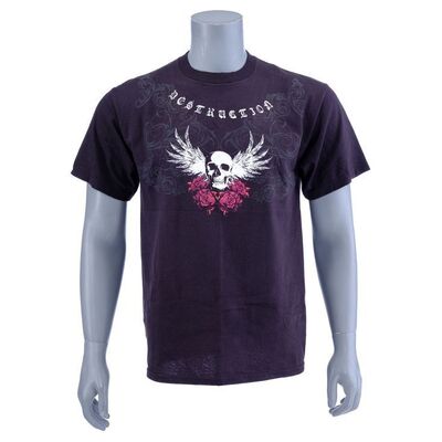 Lot # 586: Breaking Bad (T.V. Series, 2009) - Jesse Pinkman's (Aaron Paul) "Down" Black Destruction Skull T-Shirt