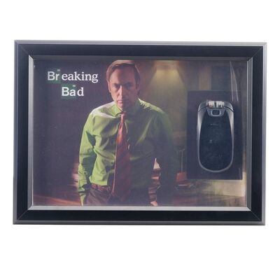 Lot # 590: Breaking Bad (T.V. Series, 2009 - 2013) - Framed Saul Goodman (Bob Odenkirk) Burner Phone