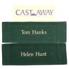 Lot # 615: Cast Away (2000) - Tom Hanks and Helen Hunt's Chairbacks with Placard