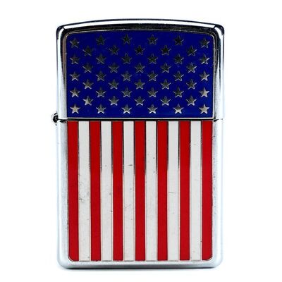 Lot # 617: Charlie's Angels: Full Throttle (2003) - Dylan Sanders' (Drew Barrymore) Hero American Flag Lighter