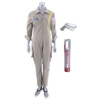 Lot # 636: The Coverfield Paradox (2018) - Hamilton's (Gugu Mbatha-Raw) Costume with Gun and Fire Extinguisher