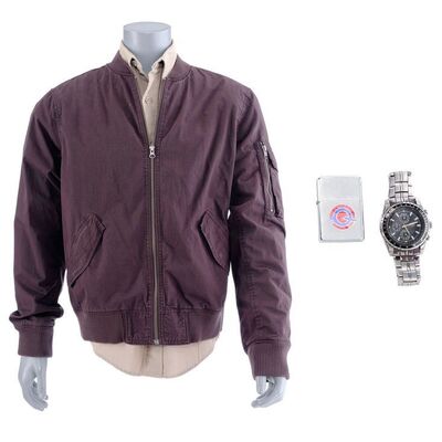 Lot # 644: The Crazies (2010) - David Dutton's (Timothy Olyphant) Watch, Lighter, Shirt and Jacket