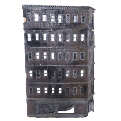 Lot # 649: The Crow (1994) - Oversized Apartment Wall Model Miniature