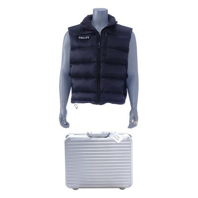 Lot # 652: CSI: Crime Scene Investigation (T.V. Series, 2000 - 2015) - David Phillips' (David Berman) Vest and Field Kit