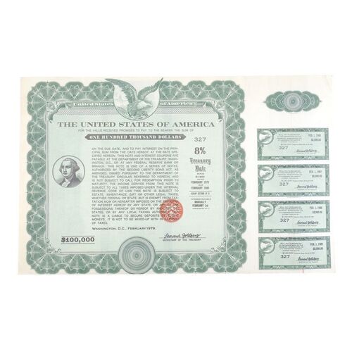 Lot # 665: Die Hard (1988) - Two-Sided Bearer Bond